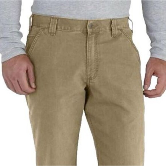 Carhartt Rugged Flex Relaxed Fit Pants Men's 38x31 Cotton Canvas Work Carpenter - Picture 2 of 14